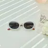 Novos óculos de sol infantis com armação oval da moda, óculos de sol para bebês estilo moda coreana, óculos para meninos e meninas mesmo estilo foto