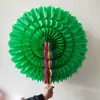 Abanico de Mano con Forma de Flor que Cambia de Color, Accesorio de Baile para Grupos Grandes de Animación, Gimnasia y Ceremonias de Apertura de Reuniones Deportivas