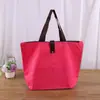 Bolsa de Tecido Oxford em Estoque, Bolsa Dobrável de Cinco Compartimentos, Bolsa de Compras Multifuncional à Prova d'Água com Zíper, Bolsa de Armazenamento Portátil Ecológica