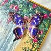 Pequeno Livro Vermelho Internet Celebrante Explosões Borboleta Flor Parede Simulação Flor Cabelo Cartão Phalaenopsis diy Monet Janela Borboleta Flor Decorativa