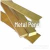 Dongguan h59 brilhante latão barra plana de cobre direto 3*25mm latão puro barra quadrada decorativa cobre barra plana atacado
