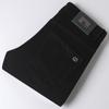 Jeans Masculino GG High-end Europeu Preto Puro Outono e Inverno Slim-fit Leve Business Pequeno Reto Stretch Lavagem Água Calças Masculinas