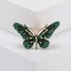 Atacado moda coreana borboleta broche liga strass roupas cardigan casaco acessórios criativo moda inseto broche
