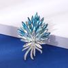 Temperamento francés Broche de trigo de cristal austriaco temperamento elegante moda femenina sentido de alta gama ramillete accesorios de ropa