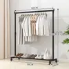 Secador de Ropa Sencillo, Perchero de Pie para Dormitorio, Barra para Secar Ropa en Interiores, Colgador de Ropa, Perchero de Pie para Dormitorio, Venta al por Mayor para Tiendas de Ropa