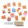 Cartão de decoração de bolo para o Dia das Crianças ins fofo bonito soprando bolhas para meninos e meninas aniversário vestido plug-in
