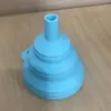 Funil Telescópico Mini Dobrável Criativo Utensílios de Cozinha Funil de Borracha Macia Dispenser de Líquidos Doméstico Funil de Óleo Pote de Óleo Vazamento