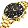 Reloj de Negocios para Hombre de Estilo Nuevo Transfronterizo Simple Escala Moda Falso Tres Ojos Correa de Acero No Mecánico Casual Calendario Reloj de Hombre