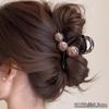 Pinza de Tiburón con Lazo Consciente del Diseño para Nicho, Sensación de Alta Gama, Pinza de Garra para Cola de Caballo Alta para la Parte Posterior de la Cabeza, Pinza para el Cabello Linda y Elegante