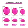Disco Menstrual Popular para Principiantes Fácil de Usar con Pestaña de Extracción Origen de Fábrica Silicona de Grado Médico FDA Disco Menstrual