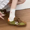 2026 Verano Nuevo Retro Nicho Ballet Alemán Zapatos de Entrenamiento para Mujer Súper Atractivos Diarios Cómodos Suela Suave Versátiles Zapatos Casuales