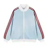Sudadera cárdigan de punto gofre deportivo estilo americano, unisex, nueva colección de otoño, corte holgado, chaqueta casual a rayas con cuello alto