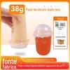 Leite chá à prova de vazamento de papel descartável café anti-derramamento embalagem anti-derramamento gaxeta bebida take-away bebida papel selagem copo selagem filme