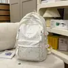 Mochila Fresca y Dulce de Nuevo Estilo, Bolso Escolar Casual y Lindo para Estudiantes de Secundaria y Preparatoria, Mochila Escolar con Estampado de Estrellas Pequeñas, Bolso para Estudiantes