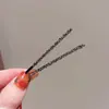 Pinzas para el cabello de estilo japonés y coreano 2024 para mujer con pedrería, Pinzas para flequillo lateral, Pasadores, Accesorios para el cabello, Exquisitas Pinzas Laterales