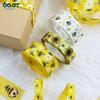 Cinta de Abeja de Primavera Flor de Abeja Cinta Amarilla DIY Envoltura de Regalo Decoración de Fiesta Adornos Accesorios Material Cinta
