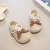 Birkenstocks de Desenho para Meninas 2026 Primavera/Outono Novo Estilo Moda Infantil Versátil Solado Macio Sapatos de Princesa Sapatos Casuais para Crianças Médias/Grandes