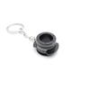 Partes de coche negras serie completa tapa de buje de rueda tapa de turbina asiento de pomo de cambio colgante de llavero de disco de freno en stock