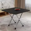 Mesa dobrável simples para uso doméstico, adequada para apartamentos pequenos, barracas e refeições ao ar livre.