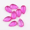 Accesorios de Colgante de Gota de Agua de Vidrio de Colores, Cuentas Perforadas Irregulares Electroplateadas, Piezas de Colgante para Pasador de Pelo Estilo Antiguo DIY