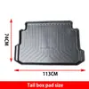 Adequado para 22-25 Honda Hr-V Tapete de Porta-Malas, Resistente ao Desgaste, Impermeável, Específico para Modificação de Interior, Tapete de Porta-Malas TPE Ecológico