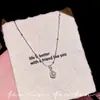 Colar com Pingente Minimalista de Pérola Barroca para Mulheres, Temperamento de Luxo Leve, Sensação Simples de Alto Padrão, Corrente para Clavícula, Acessórios de Colar Versáteis