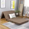 Colchonete dobrável para chão, tapete de dormir tatami, estudante, individual, portátil, para pausa para almoço no escritório, tapete de esponja espessado