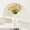 Jarrón de Cerámica con Esmalte Blanco Cristalino de Shumen Lujo Accesible Decorativo de Gama Alta Sala de Estar Escritorio Arreglo Floral Hidropónico Arreglo Floral