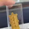 Adesivos de Celular Dourados Ouro Puro 2mg 999 Adesivos Dourados para Celular Princesa Por Favor Fique Rica e Saudável Adesivos Dourados Criativos Atacado