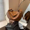 Bolso Nuevo Estilo Coreano de PU para Mujer, Bolso de Hombro Moderno y Sencillo, Bolso Tipo Dumpling de Alta Gama y Gran Capacidad, Bolso de Axila, Transfronterizo