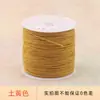 No. Hilo de Algodón 72 0.8mm 90 Metros Collar Trenzado Hecho a Mano Pulsera de Tobillo Cuerda para Manualidades Cuerda de Cordón Venta al por Mayor Línea de Cola para Colgantes de Joyería