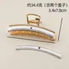 Nuevo Broche de Pelo de Brocado de Canción Nueva Doble Cara con Base de Clip Incrustada de Tela de Cubierta Accesorios Metálicos para Joyería DIY Listos para la Venta