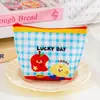Bolsa de almacenamiento, pequeña bolsa de almacenamiento con estampado de animales y lunares, unisex, bolsa de almacenamiento portátil, manzana de la suerte