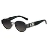 Ps33237 Gafas de Sol Polarizadas Estilo Nuevo, Gafas Pequeñas Ovaladas Europeas y Americanas, Personalizadas, Modernas, Versátiles, Redondas, Gafas de Sol de Gama Alta