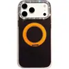 Funda de Teléfono con Soporte Giratorio Dopamina IMD de Agujero Grande Adecuada para Apple 17/18 Tendencia 18PRO Incrustada con Diamantes 13/14