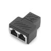 Conector T de cabo de rede placa de circuito impresso divisor de rede um para dois adaptador de cabo de rede cabeça tripla de rede RJ45 Novo