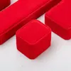 Cajas de Joyería de Terciopelo con Esquinas Redondeadas Personalizadas de la Fábrica de Origen, Personalizables con Cambio de Color e Impresión de Logotipo, Cajas de Regalo para Anillos, Pendientes y Collares