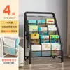 Estantería para Niños, Revistero para Libros Ilustrados, Exhibidor de Periódicos y Revistas para Lectura, Estante de Almacenamiento, Estante de Almacenamiento de Revistas Integrado de Pie y Montado en Pared