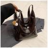 Bolsa Tote de Gran Capacidad para Mujer 2026 Nueva Tendencia Otoño e Invierno Bolsa Tote Tipo Cubo Bolsa para el Hombro de Viaje Bolso de Hombro Cruzado Único