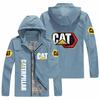 Abrigo de talla grande para hombre de comercio exterior europeo y americano, un lote de chamarra bomber deportiva para hombre, chamarra con logo de coche para hombre