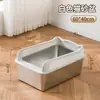 Caja de Arena para Gatos LOGO Personalización Metal Plástico Extra Grande Semicerrada Anti-Rastreo Fábrica Muestra Gratuita Personalización