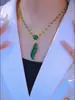 En stock diseño original cintura bella collar de bambú popular en TikTok elegante moda todo-partido cadena de suéter de alta calidad para mujer