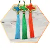 Colgante Nudo Chino al por Mayor Borde Dorado 8 Placas Borla de Nudo Chino Estilo Chino Retro Regalos Pequeños para Viajar al Extranjero