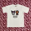 Camiseta de Manga Corta Holgada con Estampado de Dibujos Animados Pe X Hello Kitty Nuevo Milo para Hombres y Mujeres Parejas