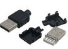 Inserción positiva y negativa de doble cara TYPE-C macho y hembra USB 3.1 con separación de línea de llave DIY PCB