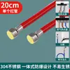 Tubería Corrugada de Acero Inoxidable 304 Especial para Calentador de Agua Tubería de Agua Caliente y Fría Alta Presión Engrosada Resistente a Altas Temperaturas Manguera de 4 Puntos Roja y Azul