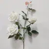 Combinación de Flores Artificiales Blancas Magnolia Phalaenopsis Rosa Diente de León Decoración Escénica de Boda Material de Flor Artificial Fabricante