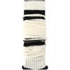 Calcetines de punto cálidos estilo universitario con rayas grises para mujer, de media pantorrilla y hasta la rodilla, reductores de pantorrilla para otoño e invierno