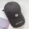 Gorra de Béisbol de Algodón Puro Estilo Americano con Bordado de Letras Desgastadas para Mujer, Versión Coreana Primavera y Verano, Versátil, Adelgazante del Rostro, Gorra de Pico de Pato para Pareja