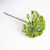Flor e Árvore Simuladas Hortênsia Flor Única de Plástico Decoração de Casa Cenário para Salão de Casamento Adereços Plantas Verdes Simuladas